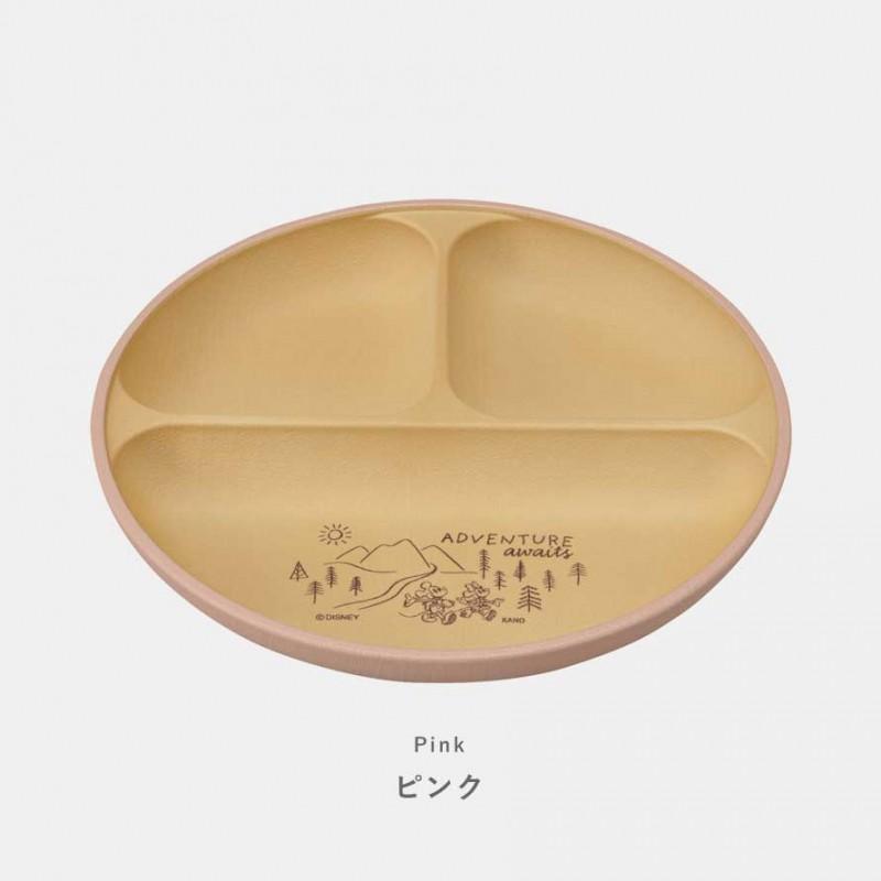 ディズニー 食器 子供 21cm ランチプレート キッズプレート キッズ ミッキー 抗菌 食洗機対応 レンジ対応 割れない 日本製 おしゃれ Disney 日本製 樹脂製 木目｜e-zakkaya｜12