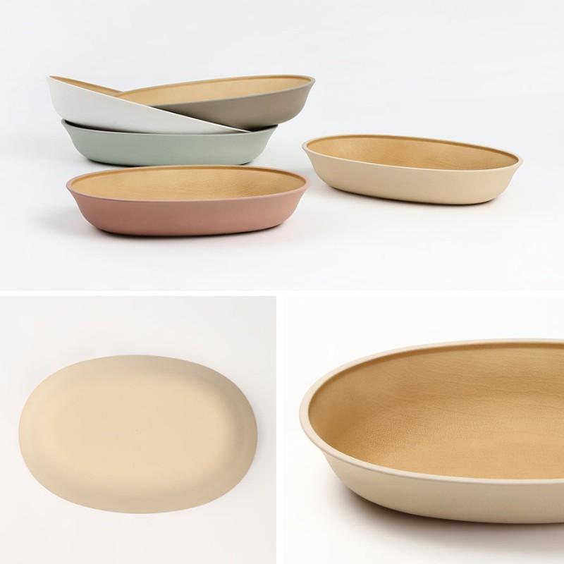 カノー 子供用食器 すくいやすい キッズプレート オーバル皿 23×15cm