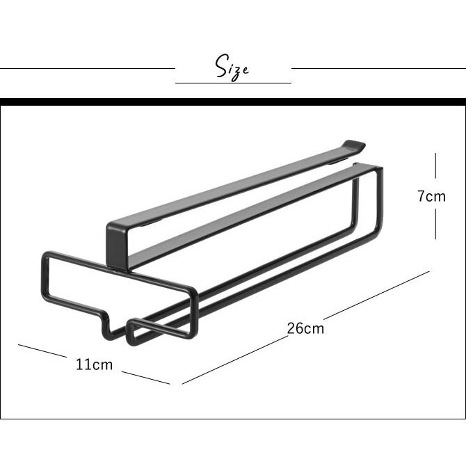 ワイングラスハンガー tower タワー 山崎実業 キッチン 浮かせる収納 ホワイト ブラック 戸棚下ワイングラスハンガー タワー｜e-zakkaya｜07