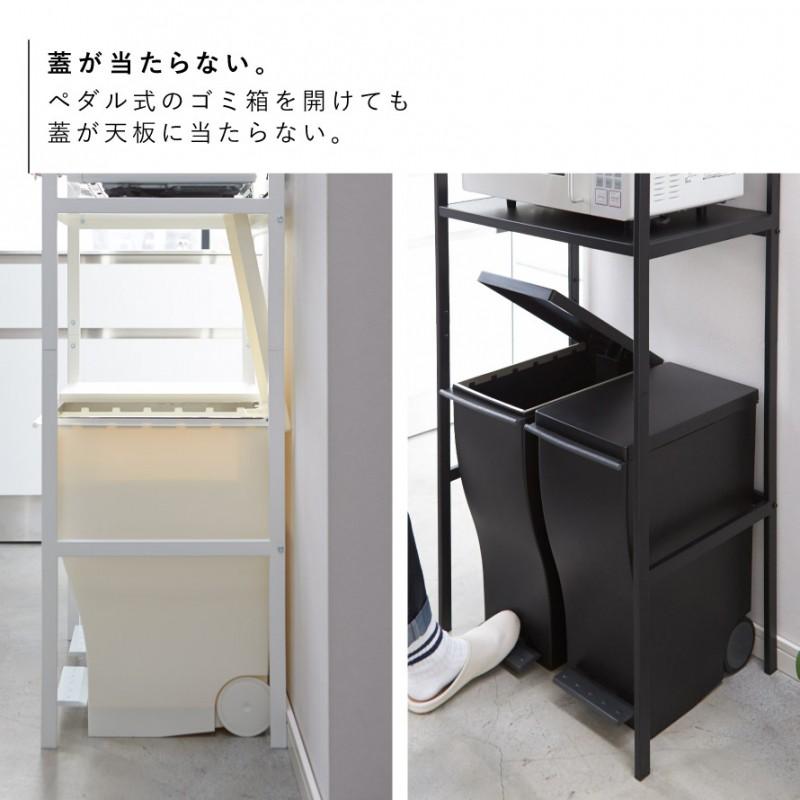 ぷぅ キッチンラック ゴミ箱収納 レンジラック ぷぅ キッチンラック ゴミ箱収納 レンジラック Amazon｜IBUYKE