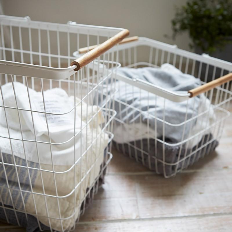 tosca（山崎実業） ランドリーラック 2段 キャスター ランドリー