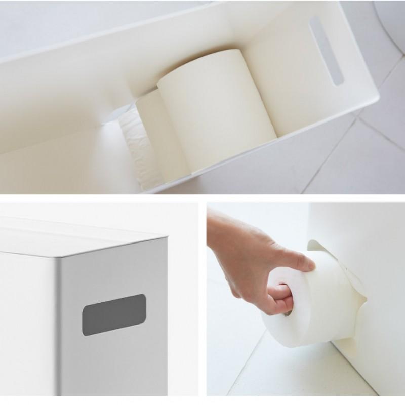 tower トイレットペーパーストッカー トイレラック スリム トイレット