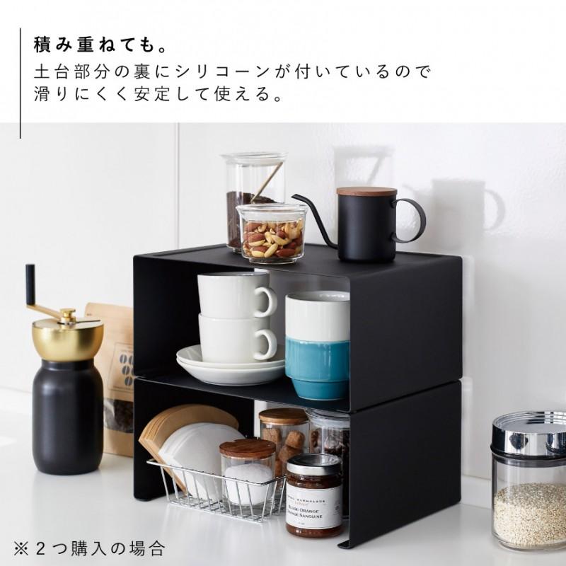 値段交渉可＊新品未使用★Tower　黒い調味料ラック スリムタイプ 38cm幅 値段交渉可＊新品未使用☆Tower 黒い調味料ラック スリムタイプ