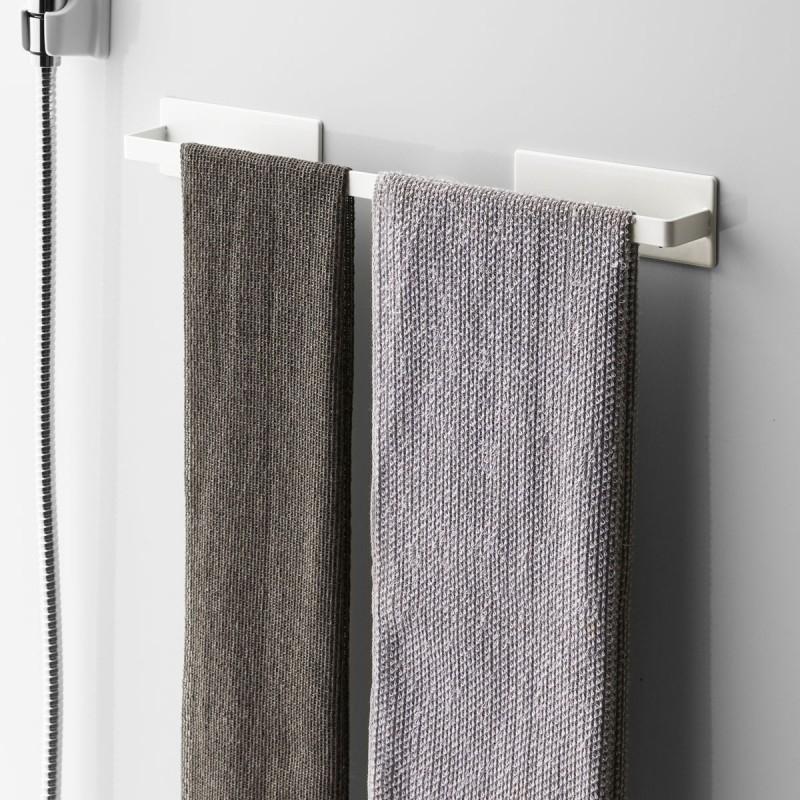 山崎実業 タオルハンガー タオル掛け マグネット バスルーム 浮かせる