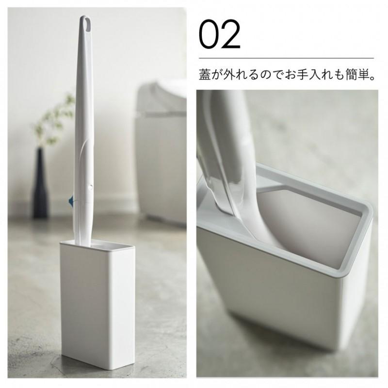 トイレブラシ 使い捨て 流せるトイレブラシ 収納 スタンド トイレ Plate 流せるトイレブラシスタンド プレート ホワイト 白 ココチのくらし雑貨店 通販 Yahoo ショッピング