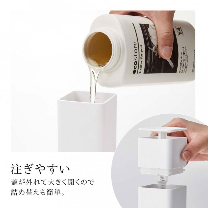ディスペンサー アルコール 洗剤 片手 ワンプッシュ 簡単 洗い物 食器用 食器用洗剤 スポンジ キッチン洗剤 収納 シンク キッチン 台所 ホワイト ブラック 食洗 ココチのくらし雑貨店 通販 Yahoo ショッピング