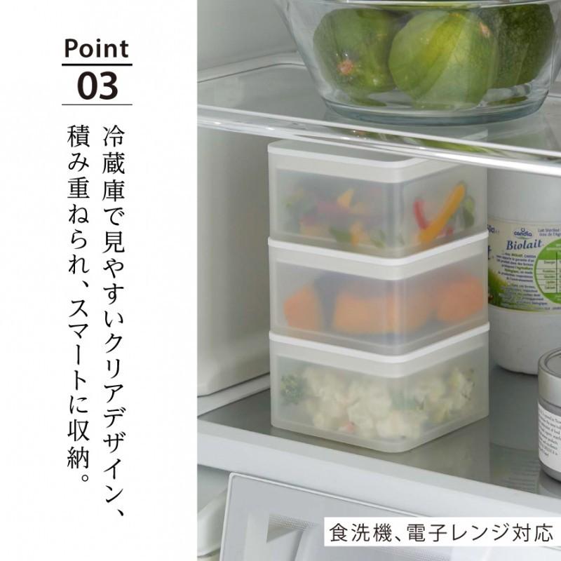 保存容器 密閉 レンジパック 250ml バルブ付き 食洗機対応 レンジ対応 スタッキング 重ねられる ホワイト ブラック 白 黒 シンプル 弁当箱 作り置き tower タワ｜e-zakkaya｜07