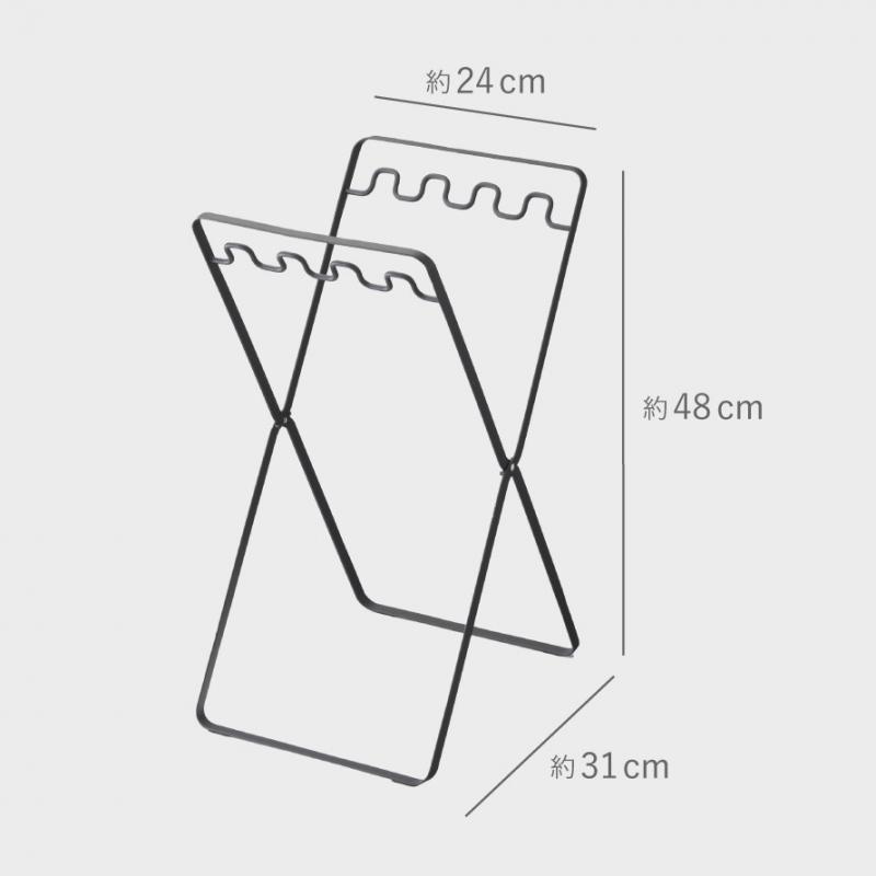 ゴミ箱 ごみ箱 分別 ゴミ袋＆レジ袋スタンド タワー キッチン 白い 黒 tower 山崎実業 yamazaki｜e-zakkaya｜12