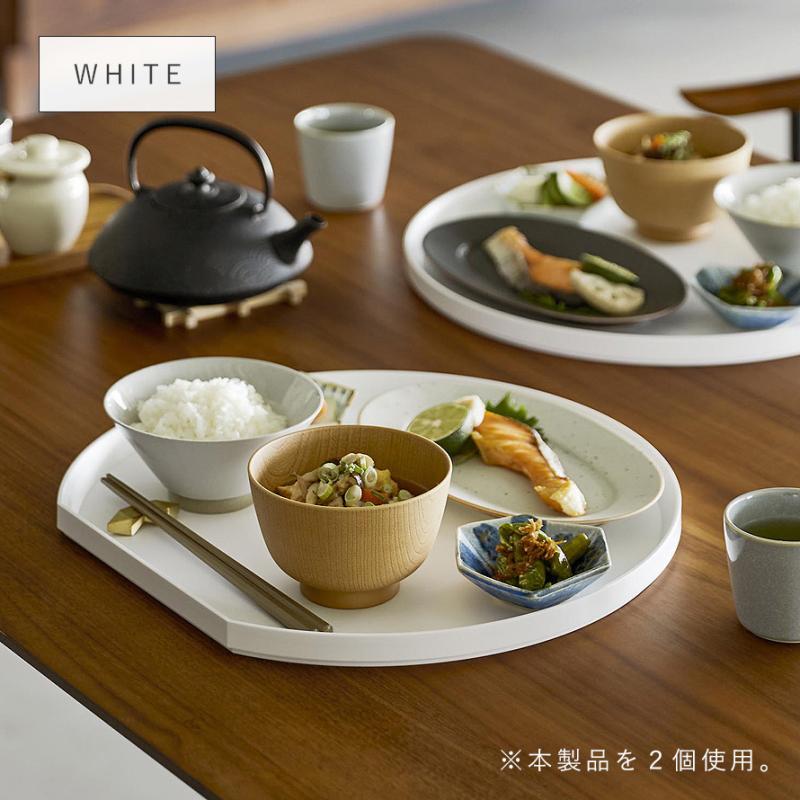 tower トレー タワー 半月型 山崎実業 お盆 半月 プラスチック