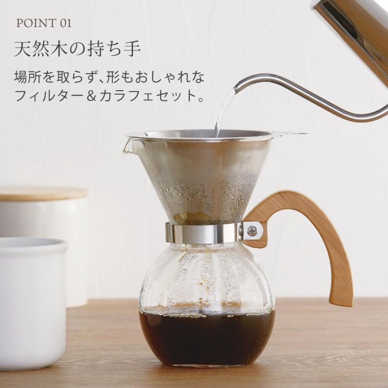 コーヒードリッパー セット コーヒーメーカー ブリューコーヒー 耐熱ドリッパーセット 400ml コーヒーグッズ特集 ギフト プレゼント 贈り物 クリスマス 誕 ココチのくらし雑貨店 通販 Yahoo ショッピング