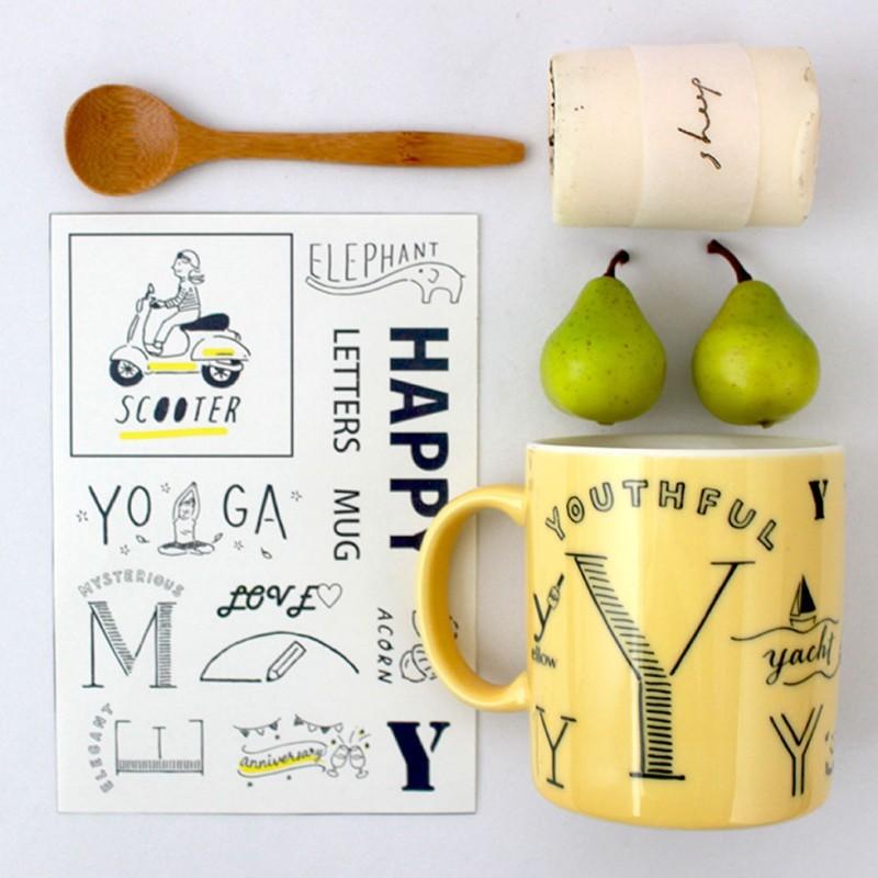 マグカップ イニシャル 陶器 大きい おしゃれ カラフル 北欧 プチギフト Letters マグ アルファベット ギフト プレゼント 贈り物 アイデア雑貨の専門店 雑貨屋 通販 Yahoo ショッピング