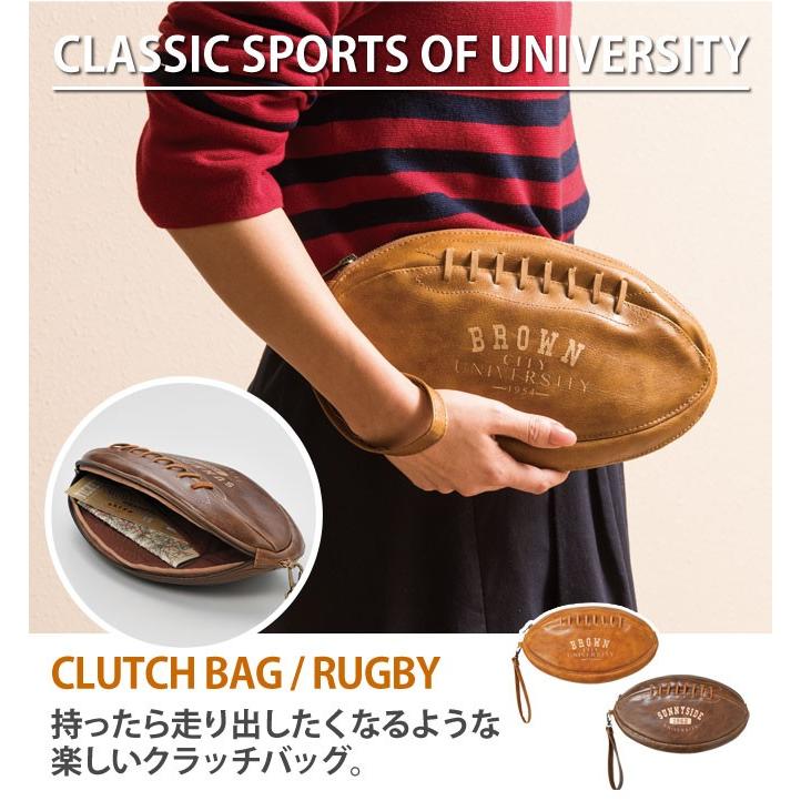 クラッチバッグ バッグ ラグビー ラグビーボール ボール スポーツ 運動
