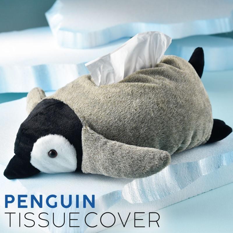 ティッシュケース ティッシュカバー ティッシュ ケース カバー ぬいぐるみ ペンギン 動物 アニマル グッズ かわいい 壁掛け ストラップ付 ふわふわ もこもこ お ココチのくらし雑貨店 通販 Yahoo ショッピング