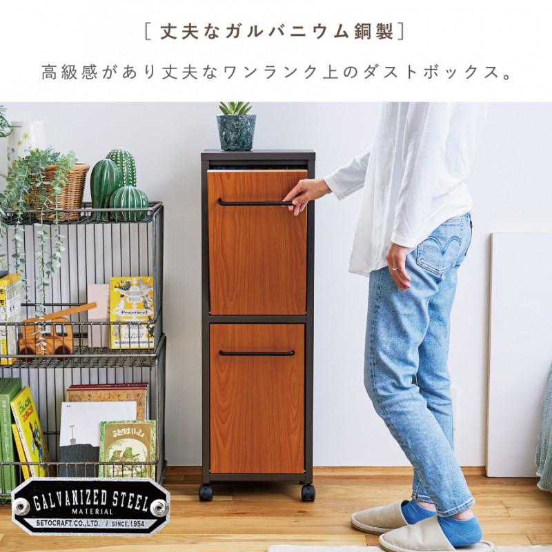 セトクラフト ゴミ箱 分別 薄型 フラップ 2段 2分別 キッチン セトクラフト ゴミ箱 分別 薄型 フラップ 2段 2分別 キッチン