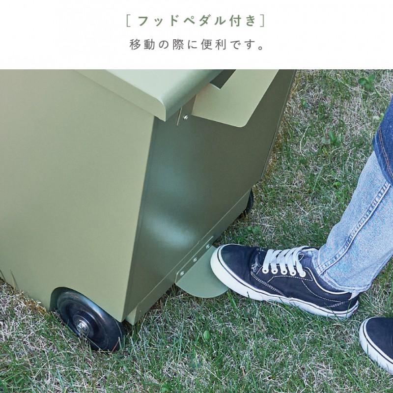 セトクラフト ゴミ箱 ごみ箱 外用 屋外 大容量 大型 70L キャスター