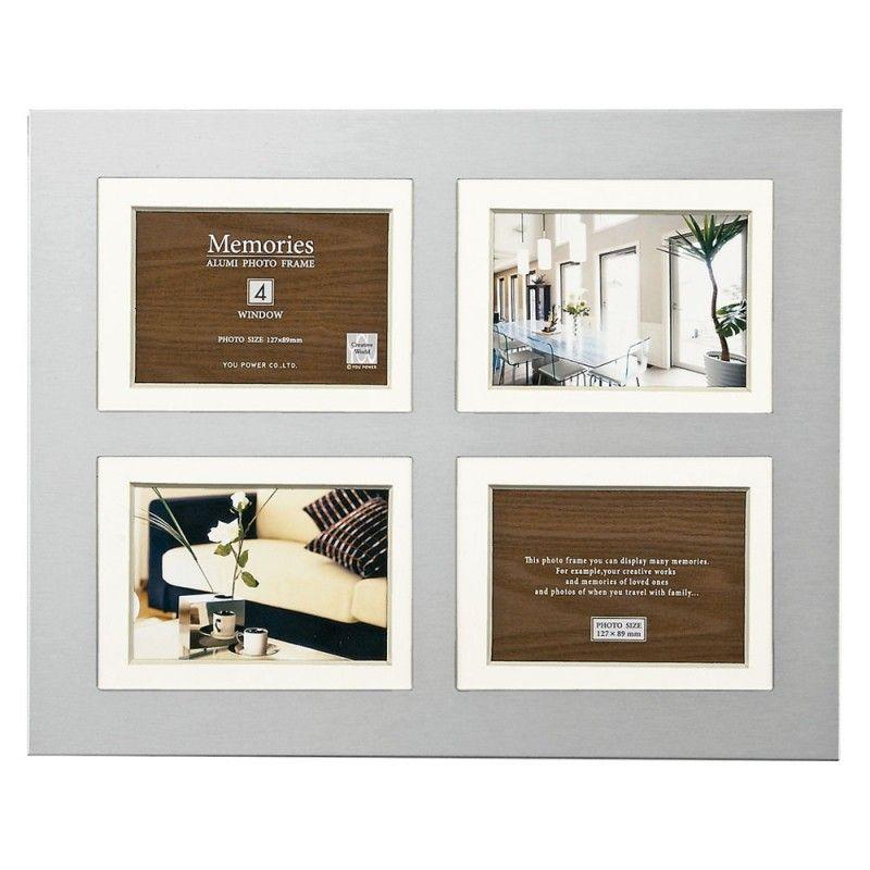 フォトフレーム 写真立て アルミフォトフレーム 壁掛け 卓上 おしゃれ