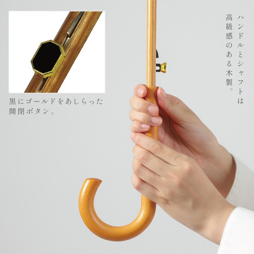 名画 傘 アート 名入れ ギフト 雨傘 長傘 木製 持ち手 有名画家
