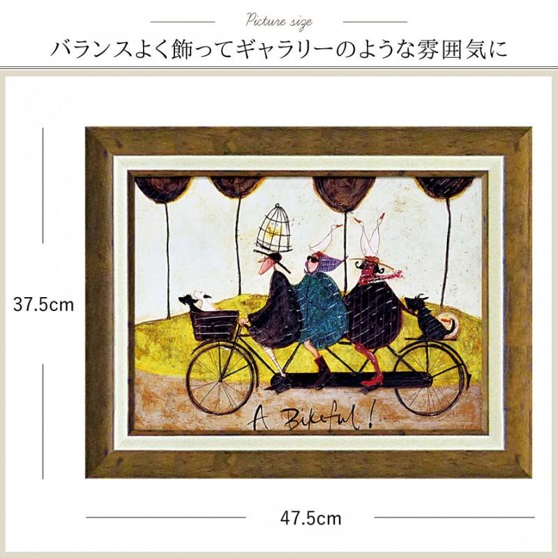 アートパネル アートフレーム 壁掛け サムトフト おしゃれ 絵画 絵 アートボード インテリア イギリス作家 バイクフル St 大きい 大型サイズ 犬 イヌ ココチのくらし雑貨店 通販 Yahoo ショッピング