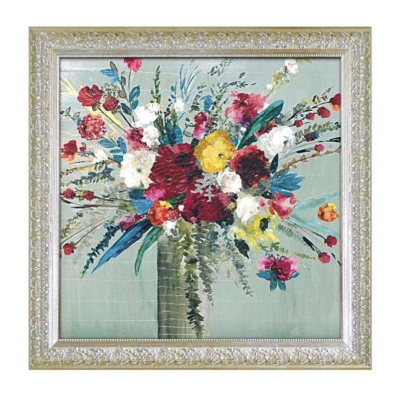 絵 インテリア 絵 お部屋も心も明るくしてくれる花のアートを販売 フレーム付きでお洒落 並べてコーディネイトしてもおしゃれ アート エイジア イェンセン ワイルド フラワーズ1 額入り アート 花 フラワー 大きい 大型