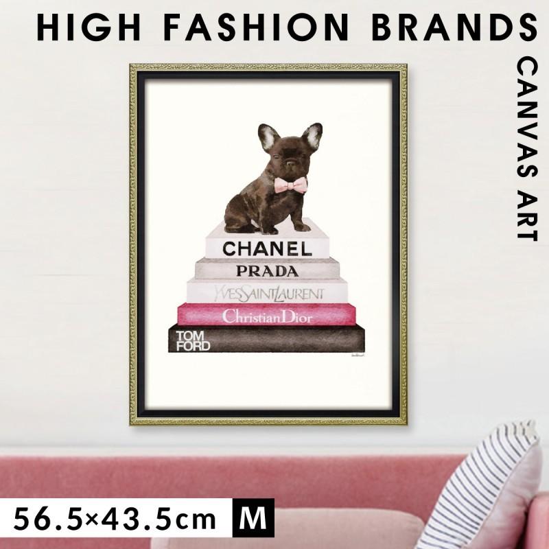 アートパネル ブランド シャネル CHANEL 犬 Mサイズ オマージュ アートパネル ブランド シャネル CHANEL 犬 Mサイズ オマージュ