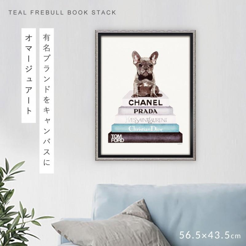 アートパネル ブランド シャネル CHANEL 犬 Mサイズ オマージュ アートパネル ブランド シャネル CHANEL 犬 Mサイズ オマージュ