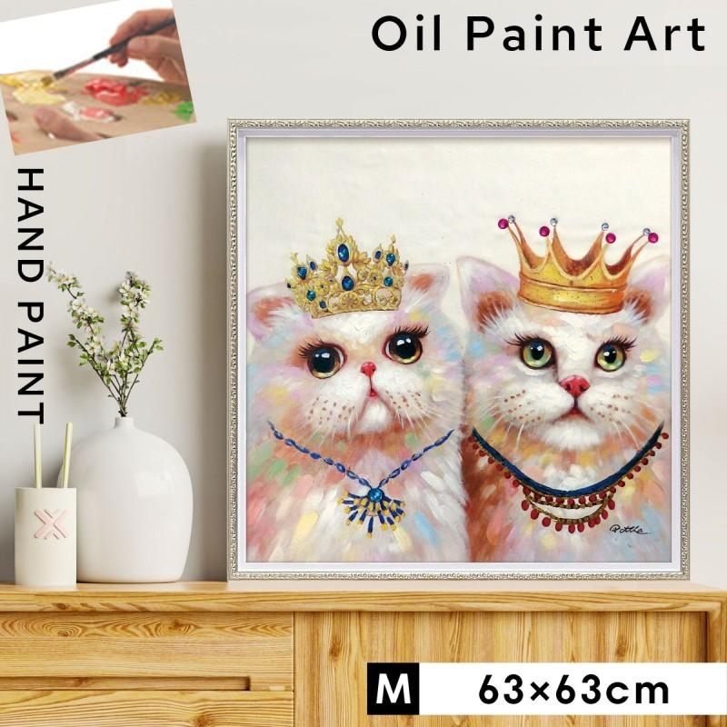 アートパネル アートフレーム 油絵 オイルペイント アート 動物 動物の絵 アニマル 猫 ねこ ネコ キャット Cat 猫好き 大型 大きい 絵画 絵 オイル ペイント イ ココチのくらし雑貨店 通販 Yahoo ショッピング
