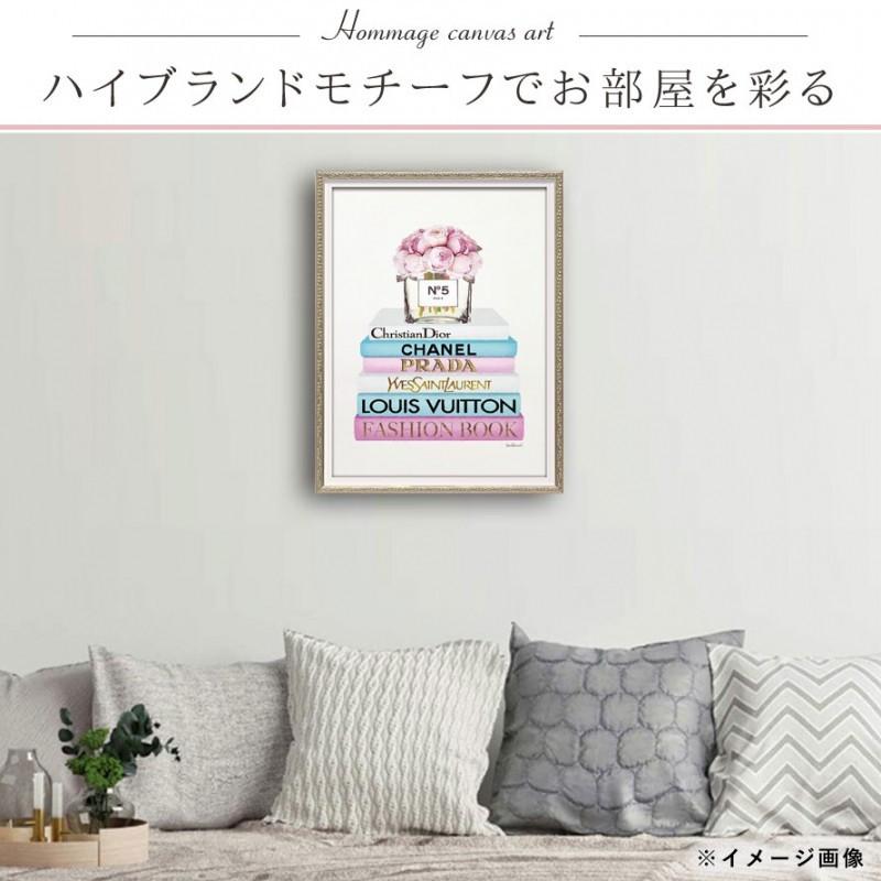 アートパネル ブランド ファッション 壁掛け インテリア アートフレーム アート 絵 かわいい おしゃれ 額入り イヴサンローラン Yves Saint Laurent プラダ Prad ココチのくらし雑貨店 通販 Yahoo ショッピング