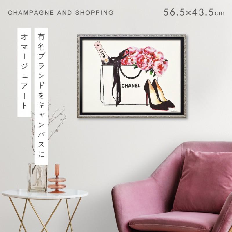 アートパネル ブランド シャネル CHANEL Mサイズ オマージュ アートパネル ブランド シャネル CHANEL Mサイズ オマージュ