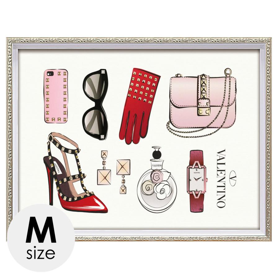 アートパネル ブランド ファッション 壁掛け インテリア アートフレーム アート 絵 かわいい おしゃれ 額入り バレンチノ バレンティノ ヴァレンティノ Valentin ココチのくらし雑貨店 通販 Yahoo ショッピング