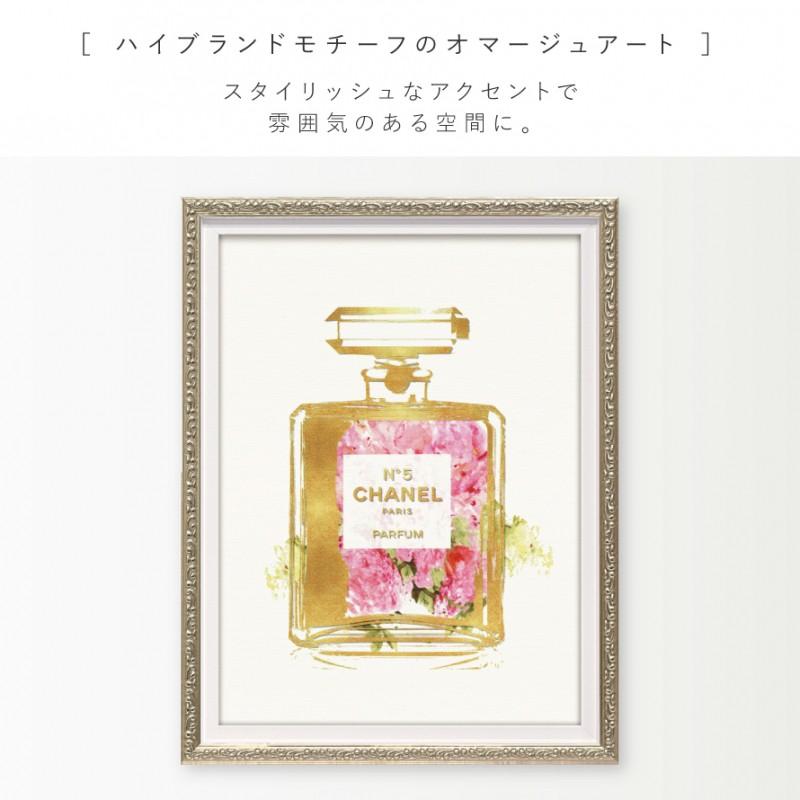 オマージュアート 楽天市場】オマージュキャンバスアート『ファッションボトル6