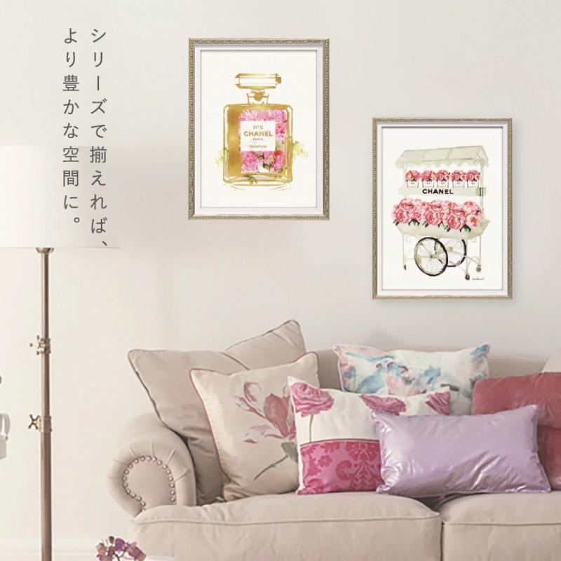 CHANEL ファブリックパネル アートパネル ブランド シャネル CHANEL Sサイズ オマージュ