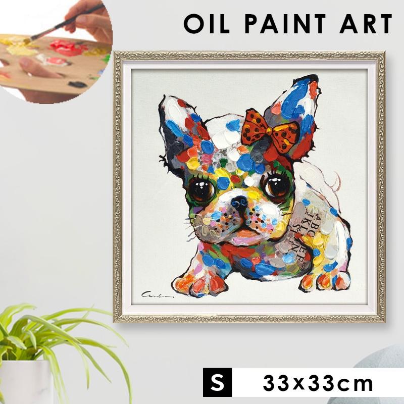 犬と猫 オイルペイント 絵画 楽天市場】絵画 アート 油絵 アートパネル 動物アート 猫 ネコ