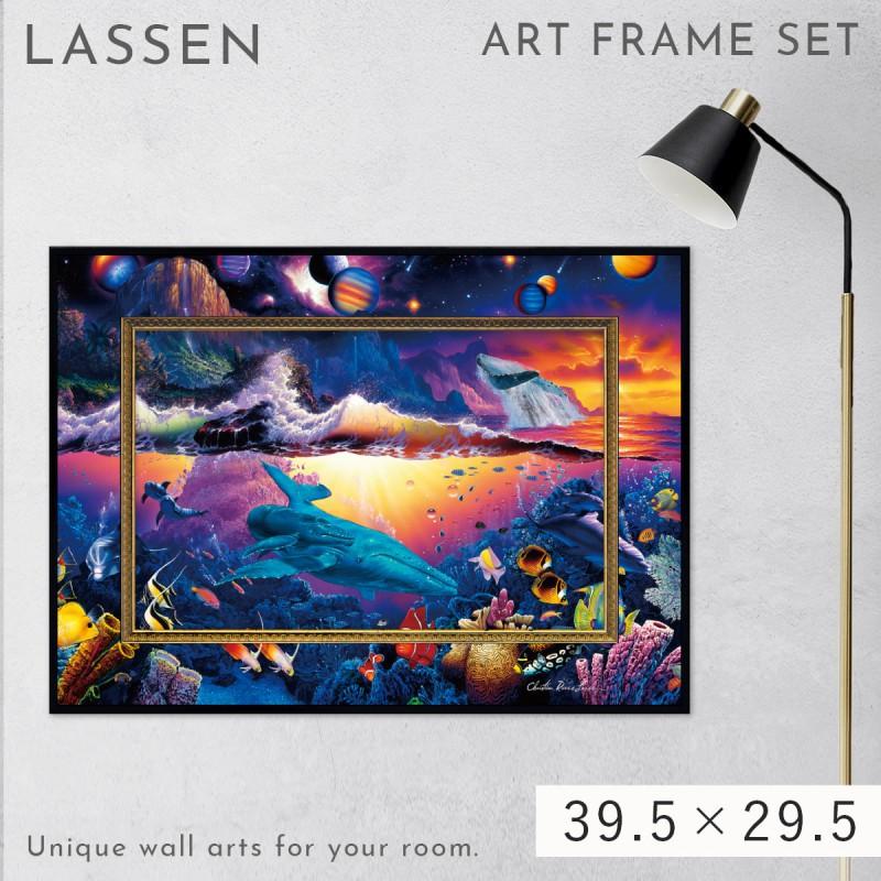 ラッセン 絵画 39.5×29.5cm 父の日 ギフト クリスチャン・リース ラッセン 絵画 39.5×29.5cm 父の日 ギフト クリスチャン・リース
