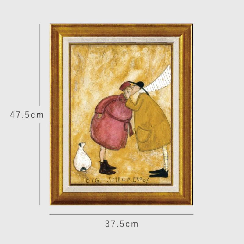 サムトフト 絵画 47.5×37.5cm アートパネル アートフレーム 「ビッグ