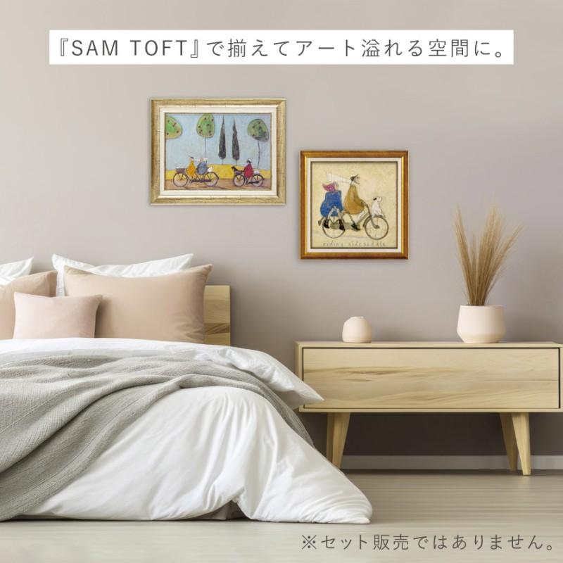 サムトフト 絵画 40.5×40.5cm アートパネル アートフレーム 「サイド