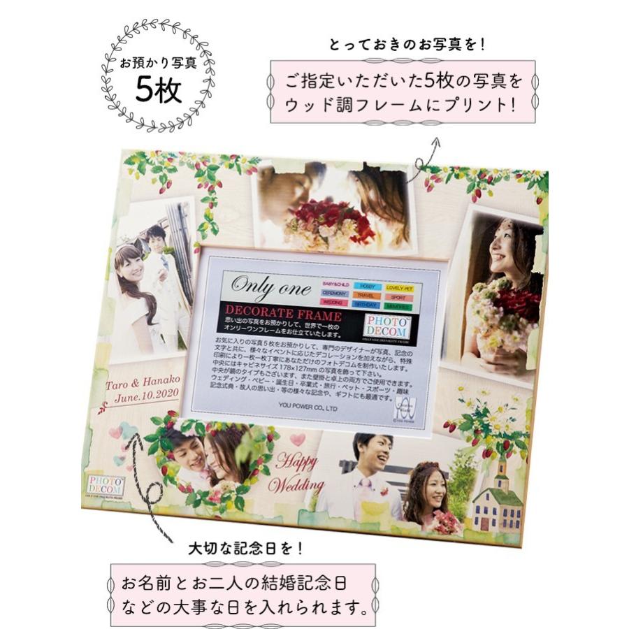 フォトフレーム オリジナル 名入れ おしゃれ 写真立て 鏡 卓上 ミラープリント ウエディング プレゼント 結婚祝い フォトデコム ウッド調フレーム 結婚祝い ウェ 092w ココチのくらし雑貨店 通販 Yahoo ショッピング