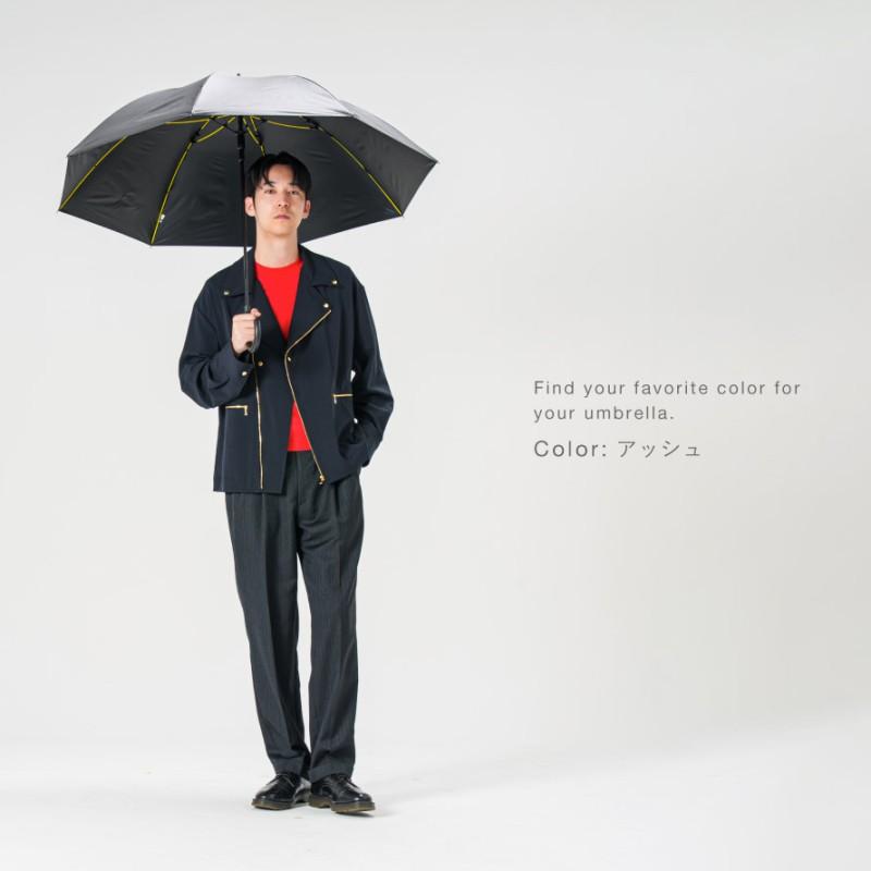 メンズ 傘 晴雨兼用傘 日傘 名入れ 父の日 ギフト UVカット率 100% 長傘 雨傘 誕生日 プレゼント 男性 紳士用 完全遮光 遮熱 耐風 風に強い ジャンプ傘 ビジネス | mabu | 10