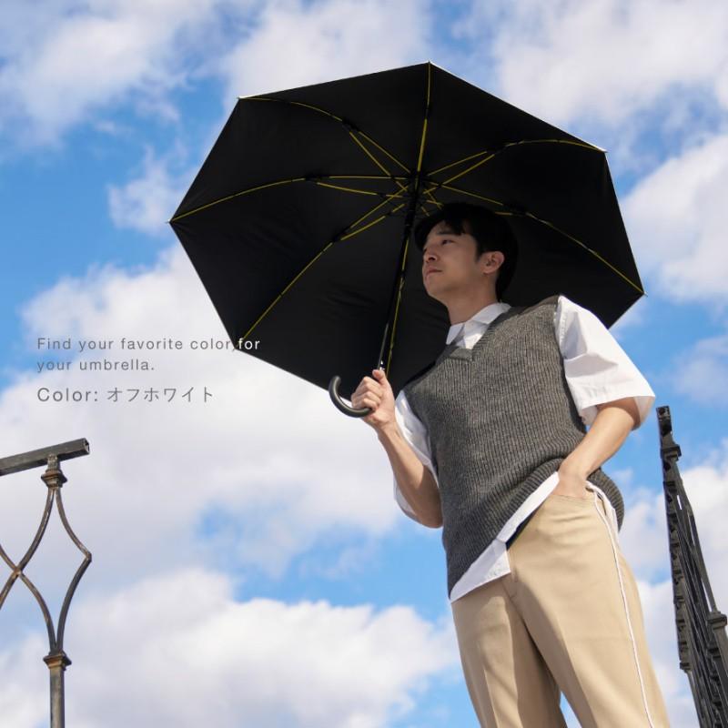 メンズ 傘 晴雨兼用傘 日傘 名入れ 父の日 ギフト UVカット率 100% 長傘 雨傘 誕生日 プレゼント 男性 紳士用 完全遮光 遮熱 耐風 風に強い ジャンプ傘 ビジネス | mabu | 11