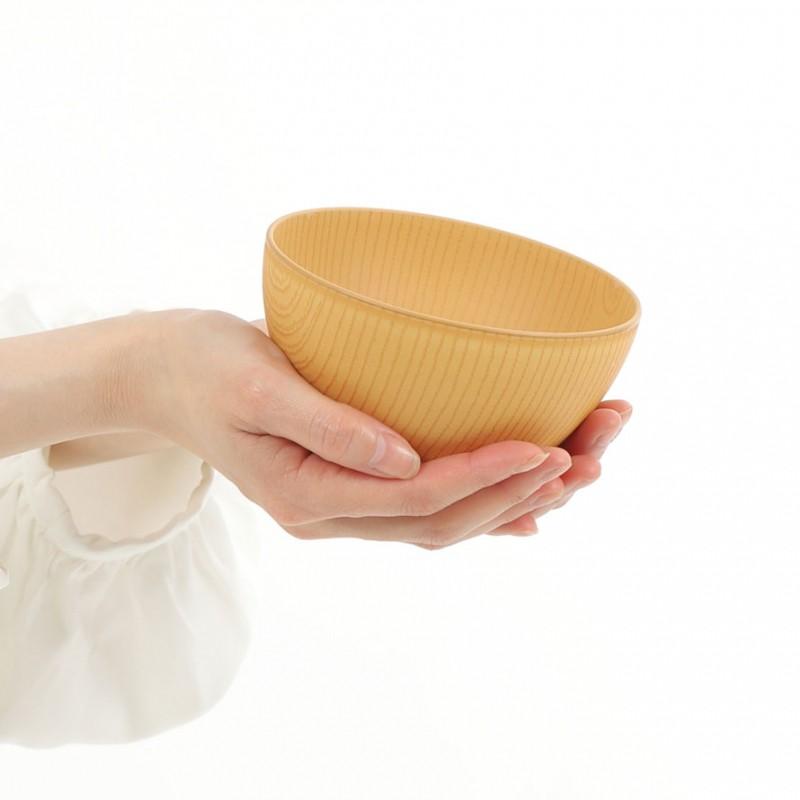 ボウル 12cm 食器 食洗機対応 レンジ 割れない 軽い 木目 おしゃれ