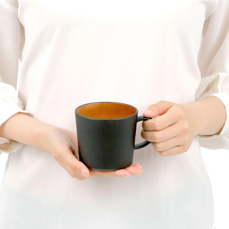 マグカップ 380ml たっぷり 電子レンジ 割れない 食洗機対応 白 黒