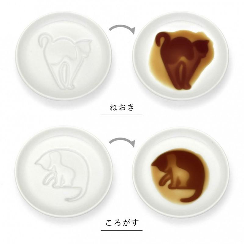 醤油皿 陶器 しょうゆ皿 セット ねこ 猫 ネコ キャット 小皿 取り皿 豆皿 ネコ醤油皿 6点セット 白い ホワイト 薬味皿 やくみ皿 ギフト プレゼント 贈り物 結婚 109s413 アイデア雑貨の専門店 雑貨屋 通販 Yahoo ショッピング
