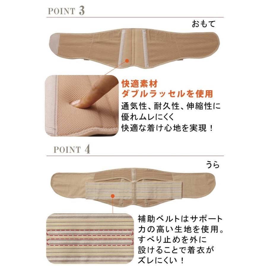 腰ベルト 腰サポーター コルセット 薄型 腰痛 ベルト サポーター