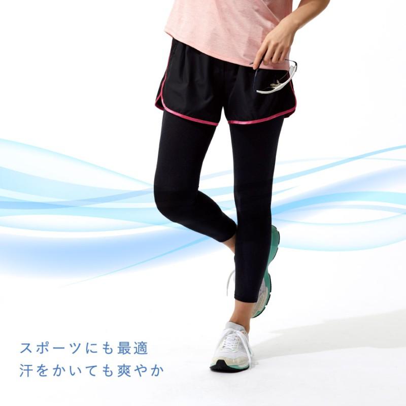 スパッツ レディース レギンス 夏 uvカット 10分丈 吸水速乾 スポーツ