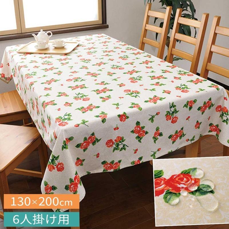 テーブルクロス 撥水 北欧 おしゃれ 長方形 花柄 バラ 薔薇 バラ柄 柄 リネン 130 0cm ダイニングテーブル 6人掛け ダイニング テーブル 丈夫 かわいい 綿100 ココチのくらし雑貨店 通販 Yahoo ショッピング