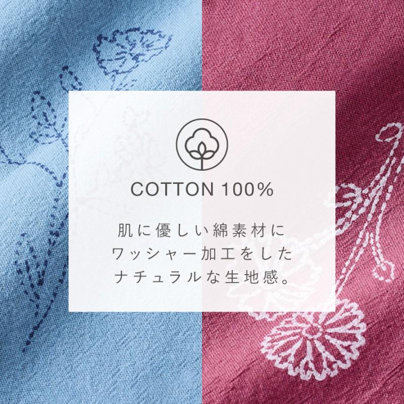 エプロン ワンピース かぶる 綿100％ レディース チュニックエプロン a