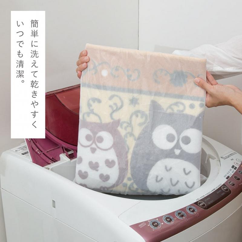 玄関マット ふくろう 70×50cm 風水 八角形 フクロウ 梟 かわいい