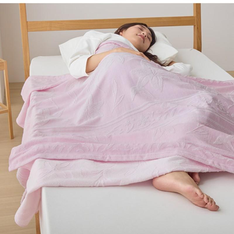  タオルケット 140cm×200cmピンク 新品未使用 タオルケット 今治 綿100% 日本製 シングル 今治タオル ブランド 高級