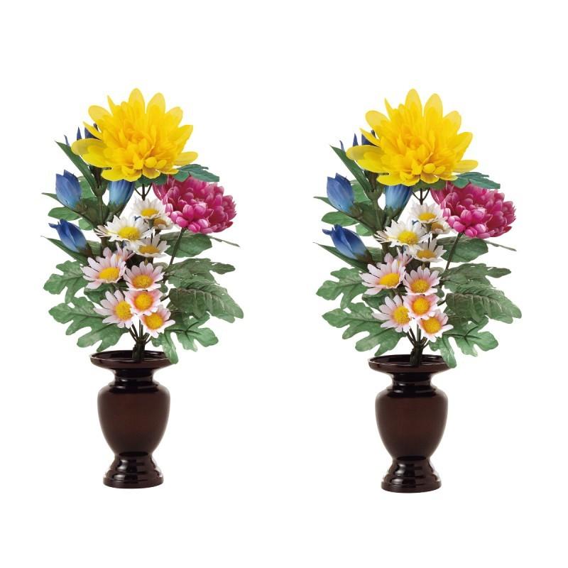 仏花 造花 フェイクフラワー 夏場 花枯れ 水換え不要 華やか コンパクト 仏壇 仏壇用仏花 ココチのくらし雑貨店 通販 Yahoo ショッピング