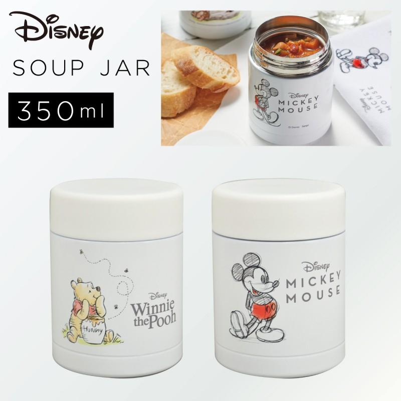 スープジャー 弁当箱 ディズニー Disney ミッキー プーさん 真空断熱 保温 保冷 ステンレス 魔法瓶 マグボトル 広口 ステンレスボトル スープ 350ml おしゃれ か ココチのくらし雑貨店 通販 Yahoo ショッピング