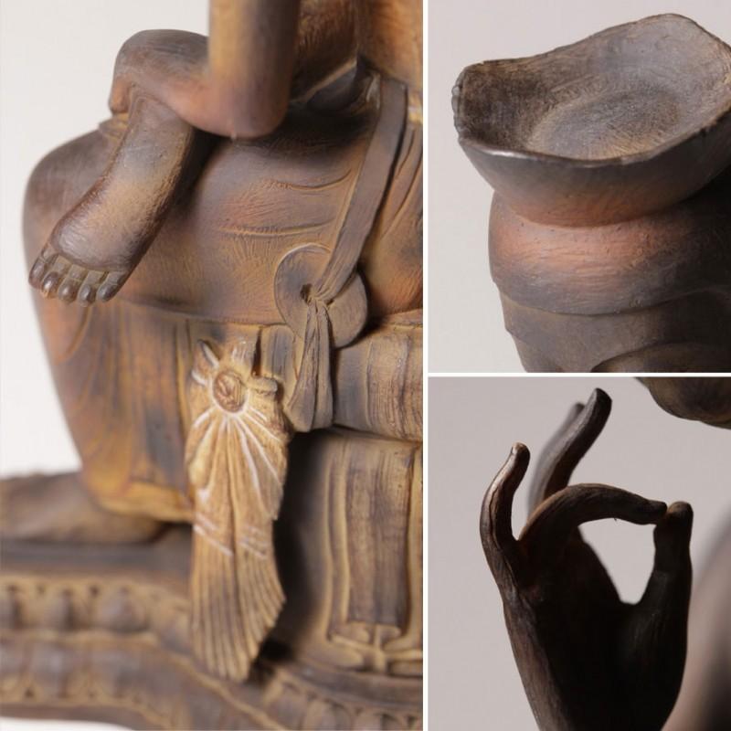 仏像 置物 オブジェ 弥勒菩薩 仏像アート フィギュア ミニ仏像 小さい イスム イSム ミニチュア 仏 仏具 縁起 厄除け 祈願 アート 美術品 おしゃれ 和モダン_6